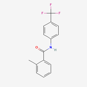 molecular formula C15H12F3NO B5748496 2-甲基-N-[4-(三氟甲基)苯基]苯甲酰胺 