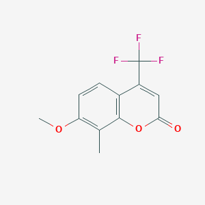 7-methoxy-8-methyl-4-(trifluoromethyl)-2H-chromen-2-one
