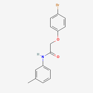 molecular formula C15H14BrNO2 B5748577 2-(4-bromophenoxy)-N-(3-methylphenyl)acetamide 