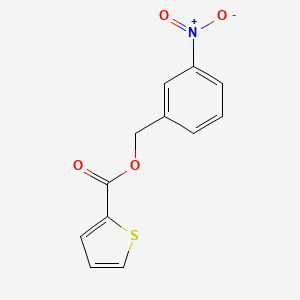 molecular formula C12H9NO4S B5748590 3-nitrobenzyl 2-thiophenecarboxylate 