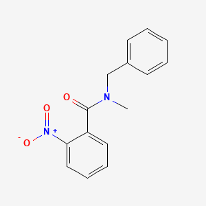 molecular formula C15H14N2O3 B5748597 N-benzyl-N-methyl-2-nitrobenzamide 