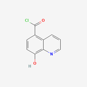 molecular formula C10H6ClNO2 B574862 8-Hydroxyquinoline-5-carbonyl chloride CAS No. 166242-16-6