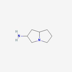 Hexahydro-1H-pyrrolizin-2-amine