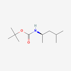 molecular formula C11H23NO2 B574866 (R)-tert-Butyl (4-methylpentan-2-yl)carbamate CAS No. 167421-84-3