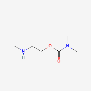 molecular formula C6H14N2O2 B574870 2-(Methylamino)ethyl dimethylcarbamate CAS No. 161281-98-7