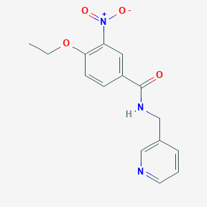 molecular formula C15H15N3O4 B5748777 4-ethoxy-3-nitro-N-(3-pyridinylmethyl)benzamide 