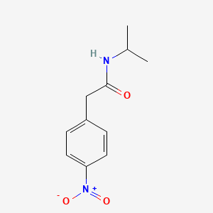 molecular formula C11H14N2O3 B5748862 N-isopropyl-2-(4-nitrophenyl)acetamide 