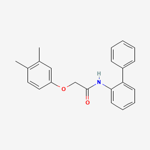 molecular formula C22H21NO2 B5748902 N-2-biphenylyl-2-(3,4-dimethylphenoxy)acetamide 