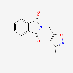 molecular formula C13H10N2O3 B5748925 2-[(3-methyl-5-isoxazolyl)methyl]-1H-isoindole-1,3(2H)-dione 