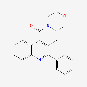 molecular formula C21H20N2O2 B5748933 3-methyl-4-(4-morpholinylcarbonyl)-2-phenylquinoline 