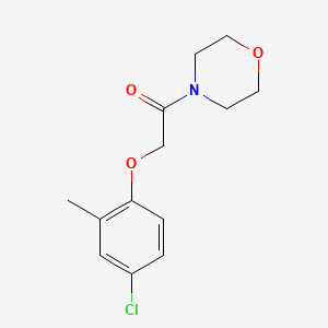 molecular formula C13H16ClNO3 B5748946 4-[(4-chloro-2-methylphenoxy)acetyl]morpholine 
