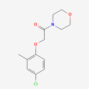 molecular formula C13H16ClNO3 B5748946 2-(4-CHLORO-2-METHYLPHENOXY)-1-MORPHOLINO-1-ETHANONE 