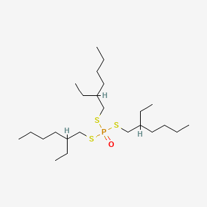 molecular formula C24H51OPS3 B574897 S,S,S-Tris(2-ethylhexyl)phosphorotrithioate CAS No. 181629-03-8