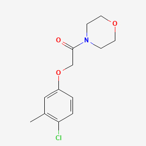 molecular formula C13H16ClNO3 B5749034 4-[(4-chloro-3-methylphenoxy)acetyl]morpholine 