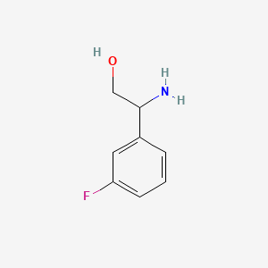 molecular formula C8H10FNO B574904 2-Amino-2-(3-fluorophenyl)ethanol CAS No. 179811-61-1
