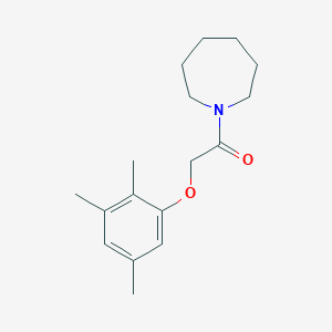 molecular formula C17H25NO2 B5749072 1-[(2,3,5-trimethylphenoxy)acetyl]azepane 