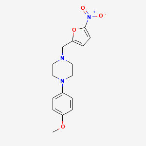 1-(4-methoxyphenyl)-4-[(5-nitro-2-furyl)methyl]piperazine