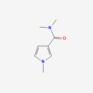 molecular formula C8H12N2O B574910 N,N,1-Trimethyl-1H-pyrrole-3-carboxamide CAS No. 175544-09-9