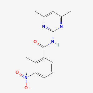 N-(4,6-dimethyl-2-pyrimidinyl)-2-methyl-3-nitrobenzamide