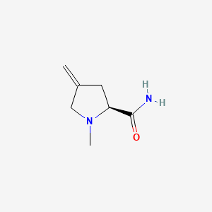 (S)-1-Methyl-4-methylenepyrrolidine-2-carboxamide