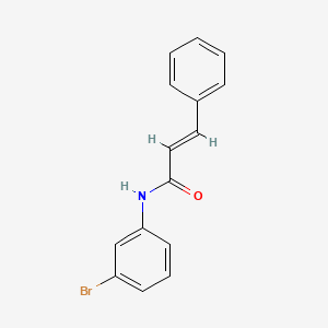 molecular formula C15H12BrNO B5749170 N-(3-bromophenyl)-3-phenylacrylamide 