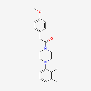 1-(2,3-dimethylphenyl)-4-[(4-methoxyphenyl)acetyl]piperazine