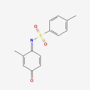 molecular formula C14H13NO3S B5749262 4-methyl-N-(2-methyl-4-oxo-2,5-cyclohexadien-1-ylidene)benzenesulfonamide 