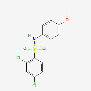 molecular formula C13H11Cl2NO3S B5749287 2,4-dichloro-N-(4-methoxyphenyl)benzenesulfonamide 