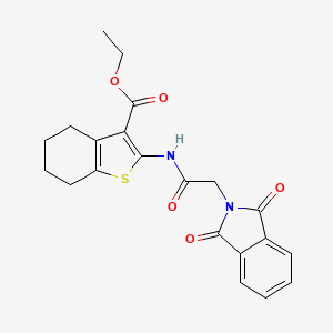 ethyl 2-{[(1,3-dioxo-1,3-dihydro-2H-isoindol-2-yl)acetyl]amino}-4,5,6,7-tetrahydro-1-benzothiophene-3-carboxylate