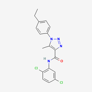 N-(2,5-dichlorophenyl)-1-(4-ethylphenyl)-5-methyl-1H-1,2,3-triazole-4-carboxamide