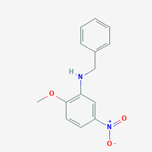 molecular formula C14H14N2O3 B5749447 N-benzyl-2-methoxy-5-nitroaniline 