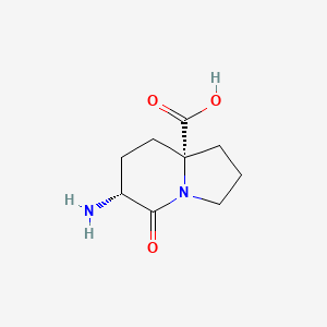 (6R,8AR)-6-amino-5-oxooctahydroindolizine-8a-carboxylicacid