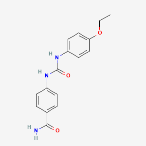 4-({[(4-ethoxyphenyl)amino]carbonyl}amino)benzamide