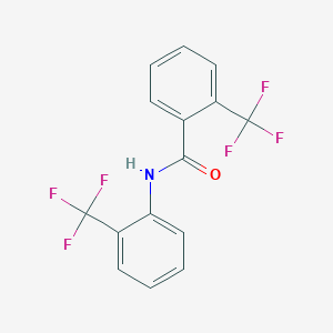molecular formula C15H9F6NO B5749710 2-(trifluoromethyl)-N-[2-(trifluoromethyl)phenyl]benzamide 