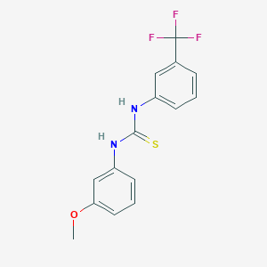 N-(3-methoxyphenyl)-N'-[3-(trifluoromethyl)phenyl]thiourea