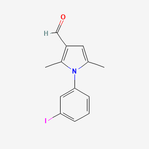 molecular formula C13H12INO B5749756 1-(3-iodophenyl)-2,5-dimethyl-1H-pyrrole-3-carbaldehyde 