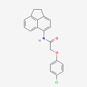 molecular formula C20H16ClNO2 B5749806 2-(4-chlorophenoxy)-N-(1,2-dihydro-5-acenaphthylenyl)acetamide 