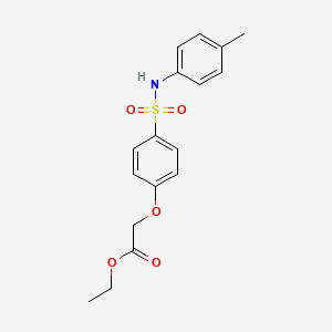 ethyl (4-{[(4-methylphenyl)amino]sulfonyl}phenoxy)acetate