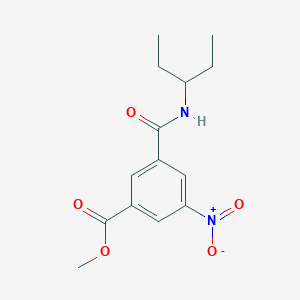 methyl 3-{[(1-ethylpropyl)amino]carbonyl}-5-nitrobenzoate