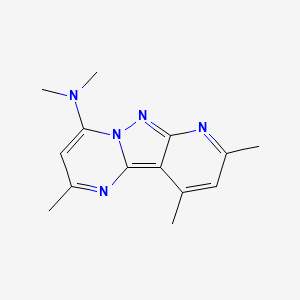 N,N,2,8,10-pentamethylpyrido[2',3':3,4]pyrazolo[1,5-a]pyrimidin-4-amine