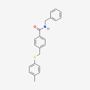 N-benzyl-4-{[(4-methylphenyl)thio]methyl}benzamide