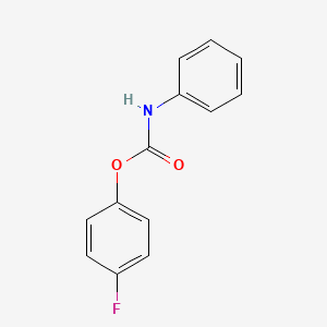 molecular formula C13H10FNO2 B5749920 4-fluorophenyl phenylcarbamate 