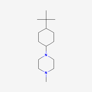 molecular formula C15H30N2 B5749941 1-(4-tert-butylcyclohexyl)-4-methylpiperazine 