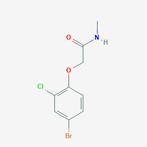 molecular formula C9H9BrClNO2 B5749955 2-(4-bromo-2-chlorophenoxy)-N-methylacetamide 
