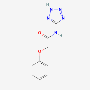 molecular formula C9H9N5O2 B5749980 2-phenoxy-N-1H-tetrazol-5-ylacetamide 