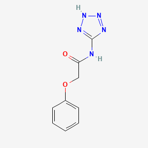 molecular formula C9H9N5O2 B5749980 2-phenoxy-N-(1H-tetrazol-5-yl)acetamide 