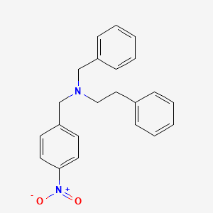 N-benzyl-N-(4-nitrobenzyl)-2-phenylethanamine