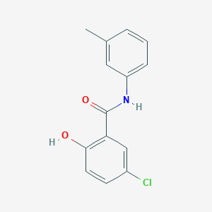 molecular formula C14H12ClNO2 B5749991 5-chloro-2-hydroxy-N-(3-methylphenyl)benzamide 