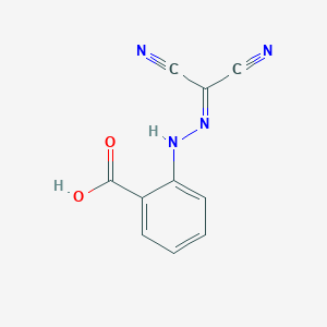 molecular formula C10H6N4O2 B5750016 2-[2-(dicyanomethylene)hydrazino]benzoic acid 