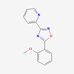 molecular formula C14H11N3O2 B5750126 2-[5-(2-methoxyphenyl)-1,2,4-oxadiazol-3-yl]pyridine 